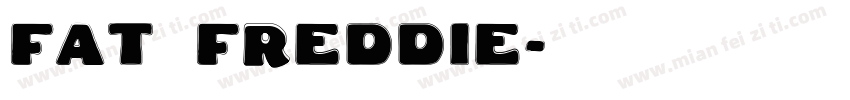 Fat Freddie字体转换